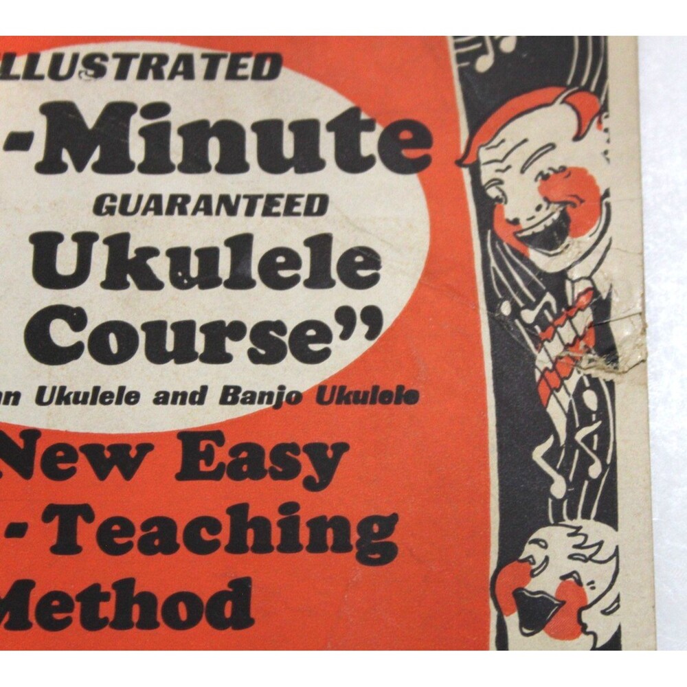 Illustrated 5 Minute Ukulele Course 1927 Vintage Instruction Music Method Guide - Picture 3 of 8
